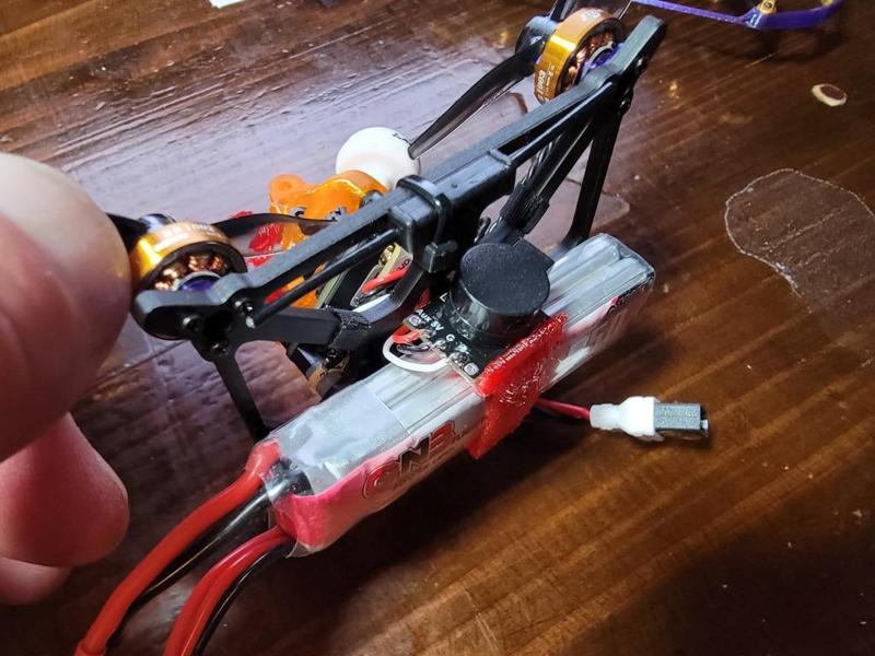 Flywoo Firefly 2S Nano Baby GNB 450mAh/550mAh Battery holder Beeper Mount