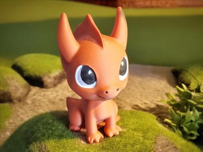 Small cute dragon