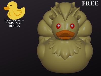 Ninetales Pokemon rubber Duck