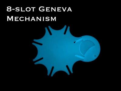 8-slot Geneva Mechanism/Geneva Drive/Maltese Cross