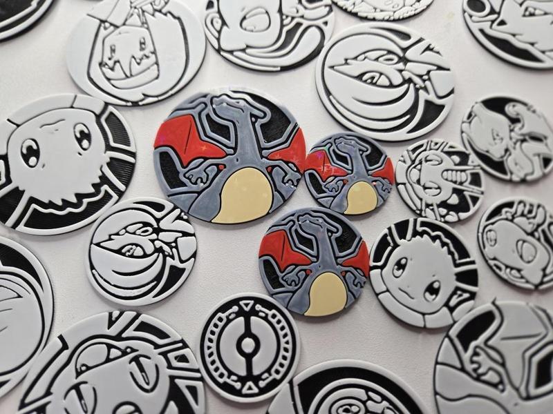 Shiny Charizard Coin (Pokemon TCG Pocket)