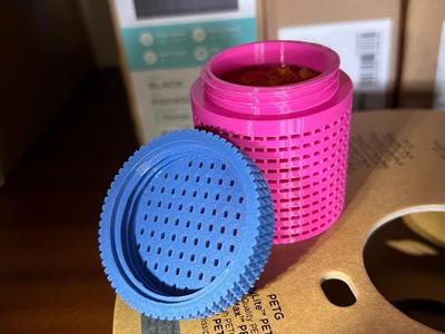 Silica gel 50mm container for filament spools