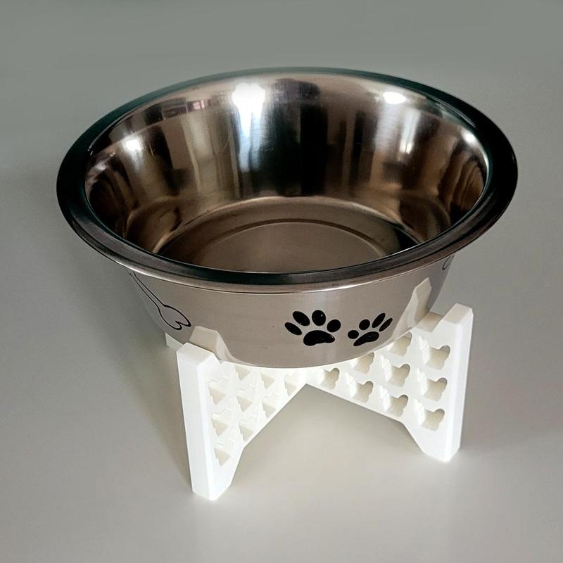 Frenchie Style Dog Bowl Stand