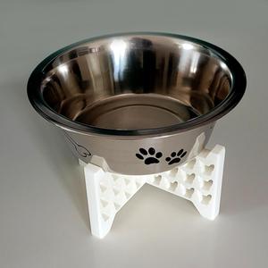 Frenchie Style Dog Bowl Stand