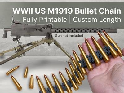 US WWII Machinegun Belt | Any Length .30-06 M1919