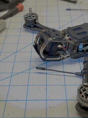 DJI O4 Pro Camera support and skid for Armattan Badger or Marmotte