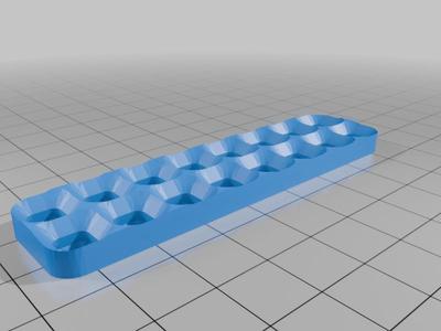 DecFinity 8x2 (80mm x 20mm) base plate