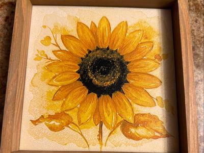 Sunflower Hueforge Nature print