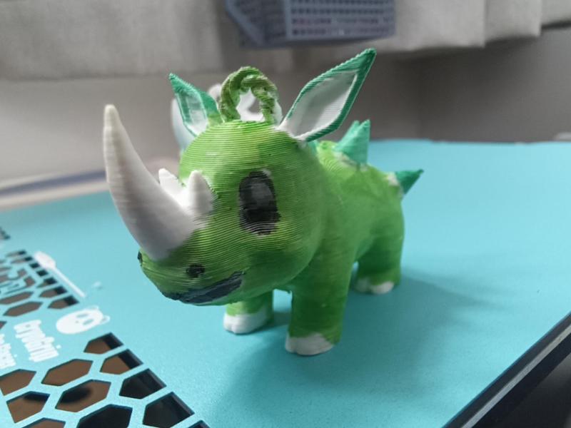 My Little Rhino Keychain