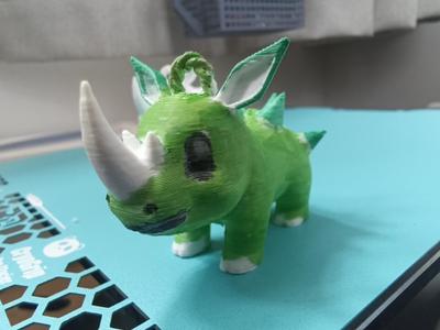 My Little Rhino Keychain