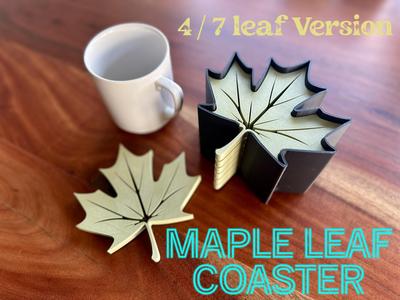 Maple Leaf Coaster