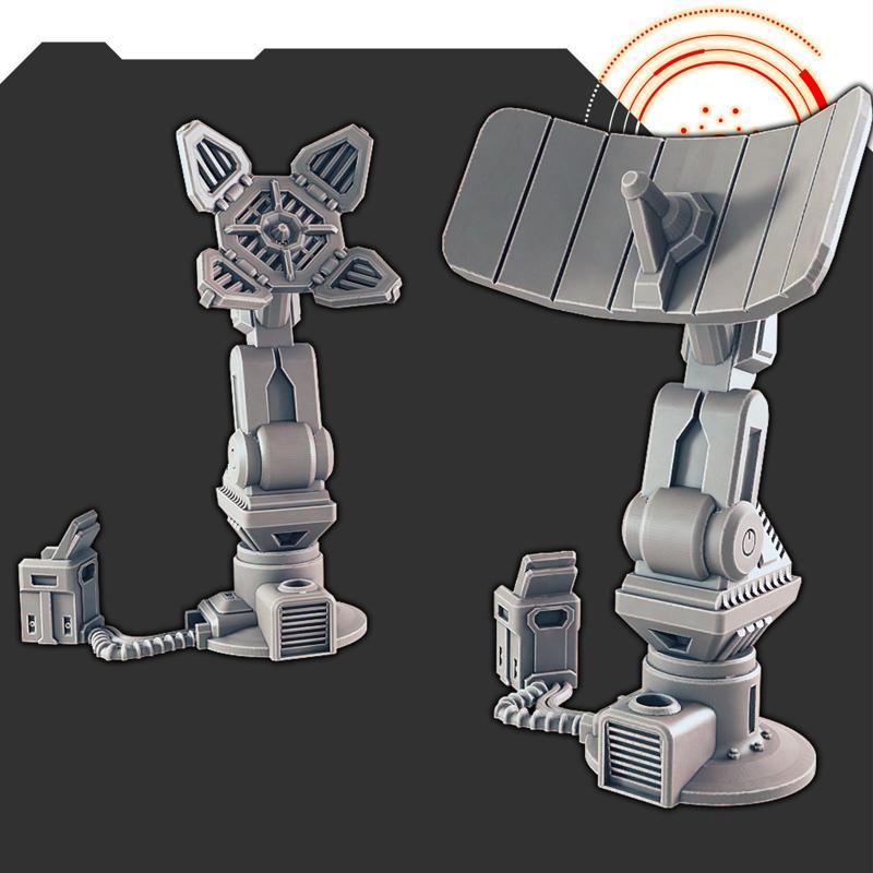 Sci-fi Comm Tower [Support-free]