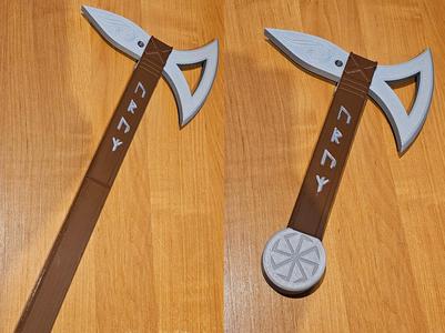 Battle Axe like tomahawk but with slavic runes