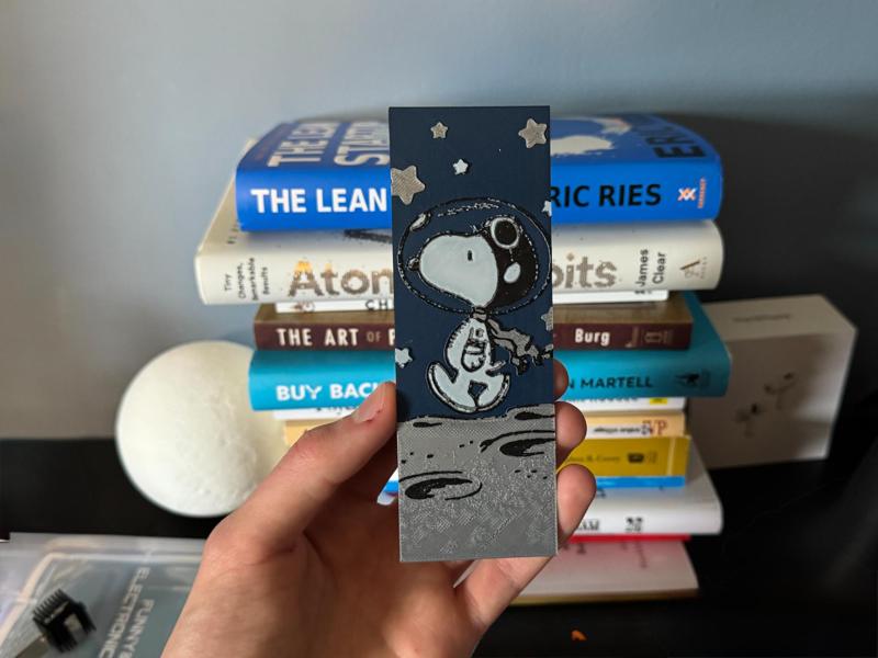 Snoopie Bookmark full color 