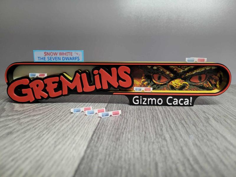 Gremlins movie logo sign