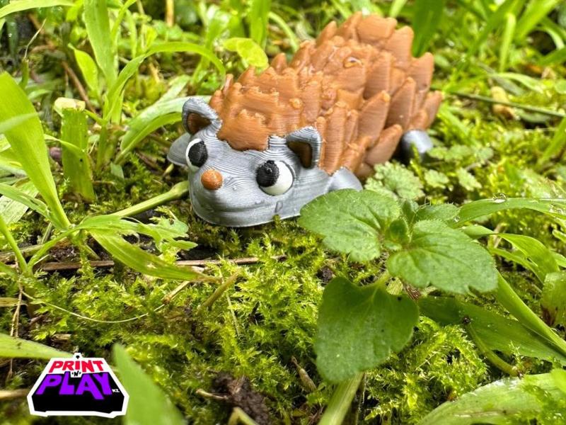 Cute Flexi Hedgehog & Keychain ( Mini )