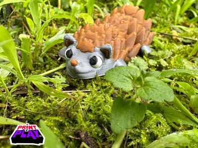 Cute Flexi Hedgehog & Keychain ( Mini )