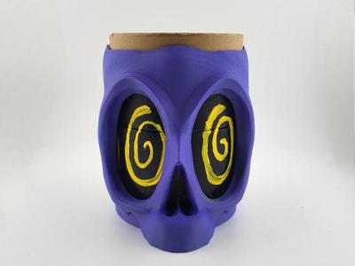 Spools recycling pen brush tool holder paint