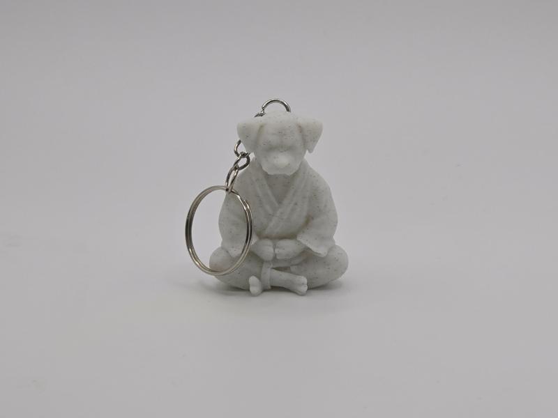 Dog Meditation Keychain (Remix)