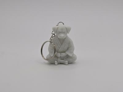 Dog Meditation Keychain (Remix)