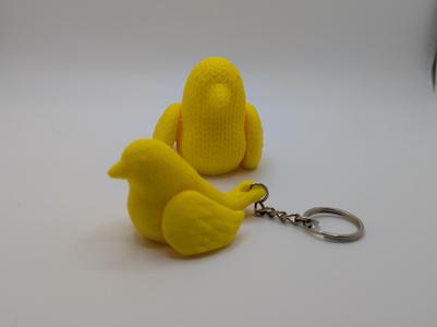 knitted easter chick flexi wings 