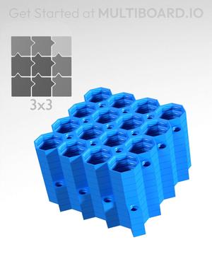 4x4 Tiles - 3x3 Board - Ironing Stack