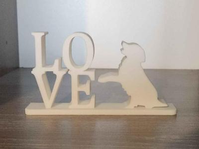 Cocker spaniel Love Sign