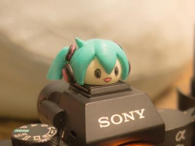 Hatsune Miku FUFU Face SONY Camera Hot Shoe Cover