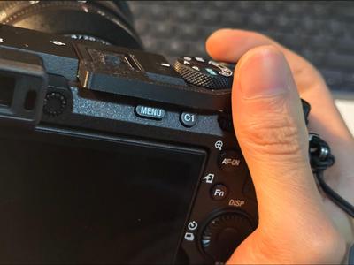 Sony A7C2 Hot Shoe thumb support