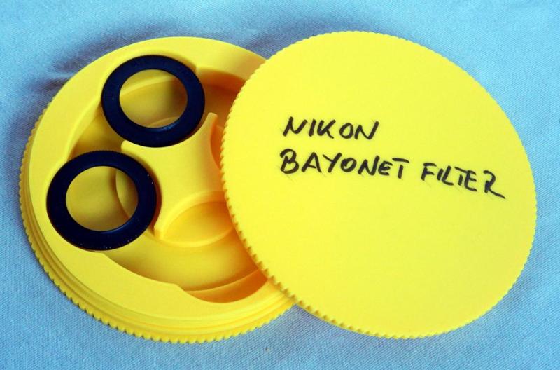 Dose Nikon Bajonett Filter; Filterbox Nikon Bayonet Filter