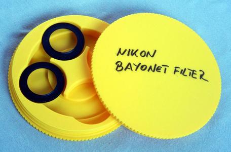 Dose Nikon Bajonett Filter; Filterbox Nikon Bayonet Filter