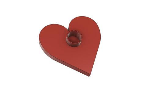 Heart-shaped Candle Holder