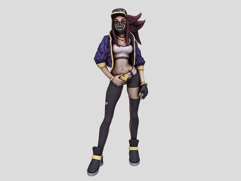 Akali KDA - Coloured