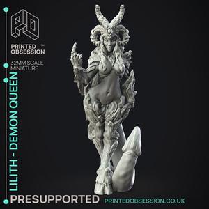 Lilith - Demon Boss - PRESUPPORTED - Hell Hath No Fury - Scale 32mm
