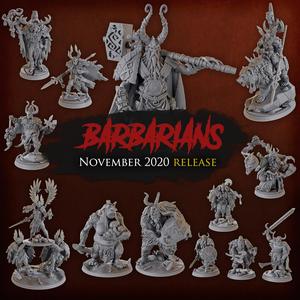 Titan Forge Miniatures - 2020 - November - Barbarians