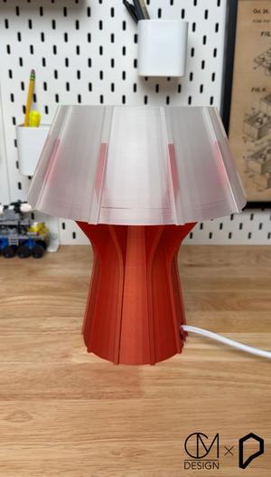 Modern Ribbed Lamp