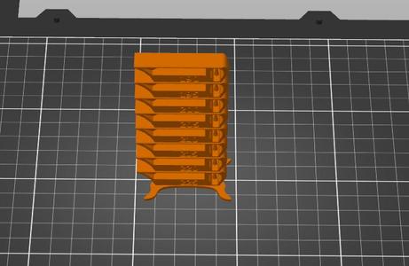 Temperature Tower with Temperature Gcodes added