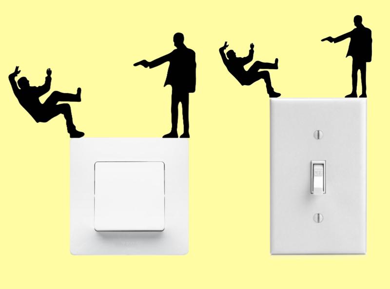 Shooting light switch design