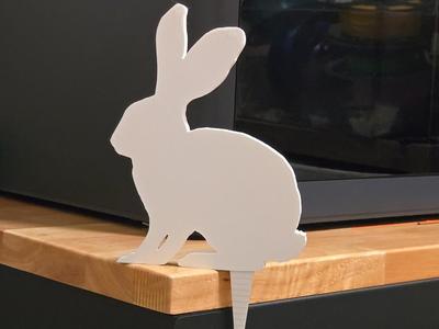 Rabbit garden ornament or target
