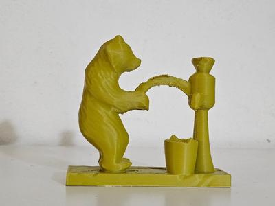 Bear at the fountain