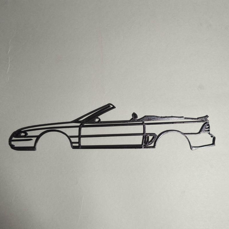 Ford Mustang GT (new edge) 1995 lineart