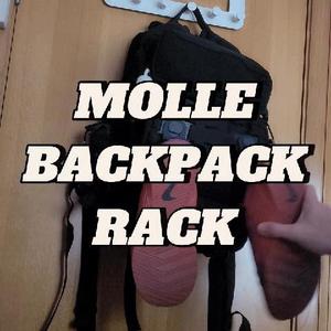 Minimal MOLLE Shoe Rack for Backpacks