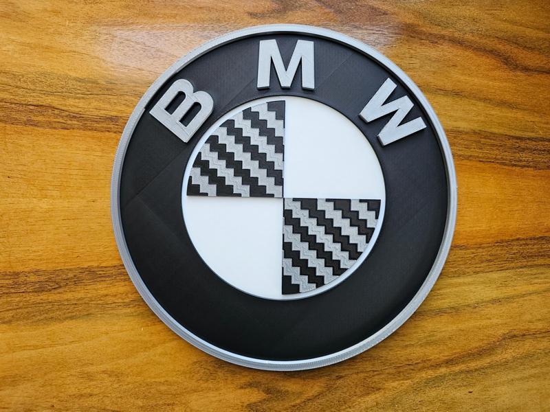 BMW Carbon Fiber 3D Sign
