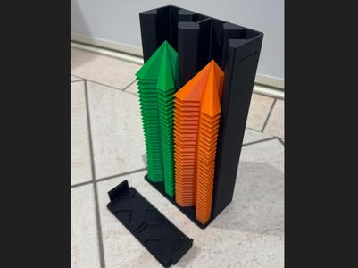 Pyramid Spacer Storage Rack