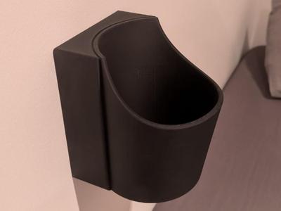 Wall mount for bottles
