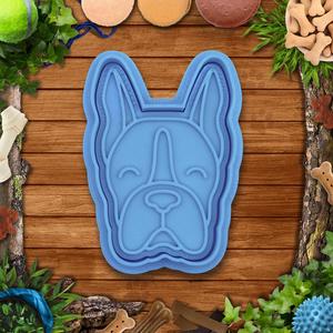 Dog - Boxer head cookie cutter / stamp