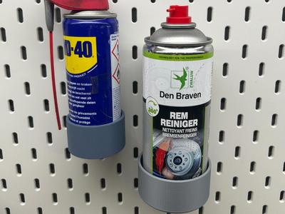 Skadis WD40 and spraycan holder