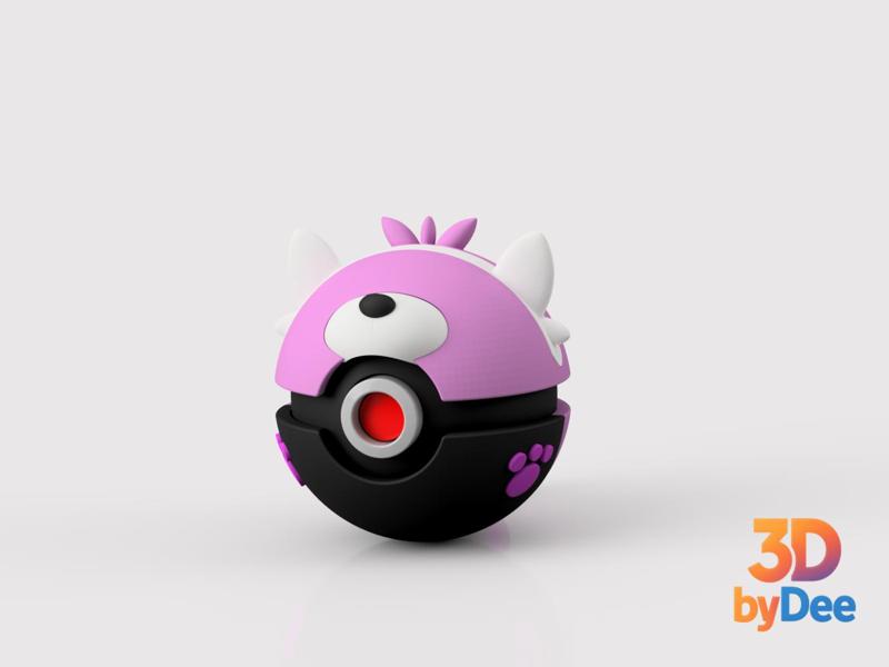 Bewear Pokeball.3mf