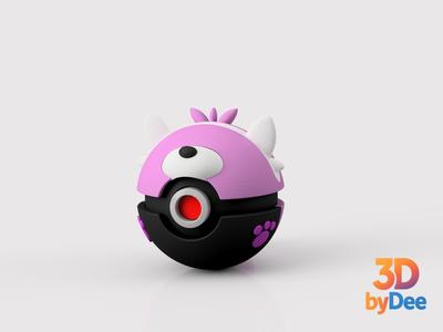 Bewear Pokeball.3mf