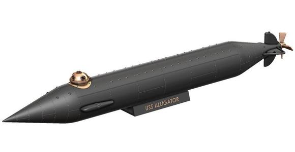 USS Alligator Submarine Model